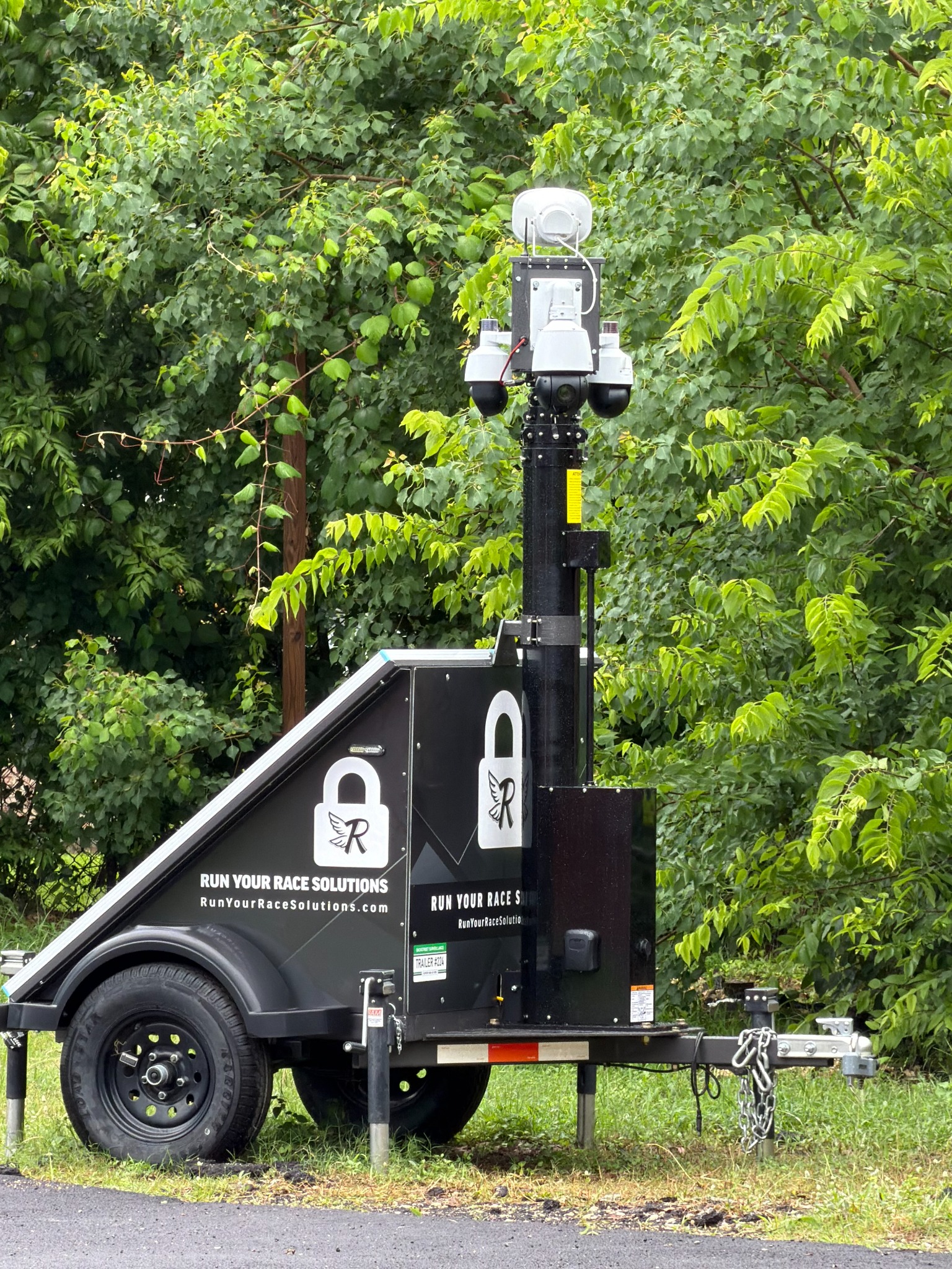 Run Your Race Solutions surveillance trailer