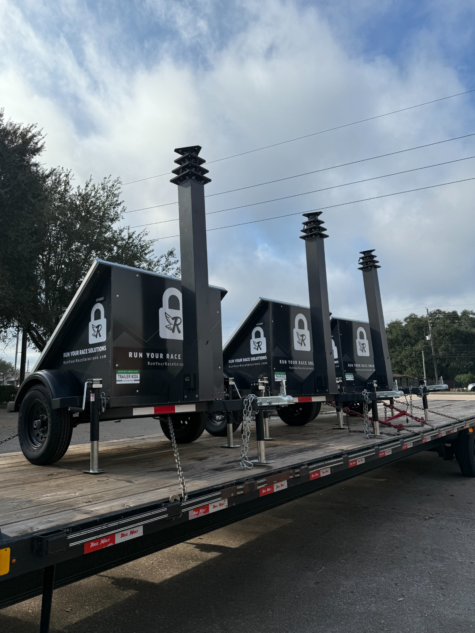 Run Your Race Solutions mobile surveillance trailers